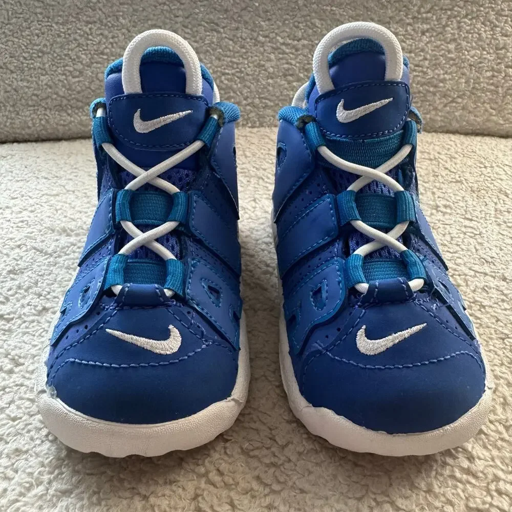 Nike Air More Uptempo Sneakers in Battle Blue